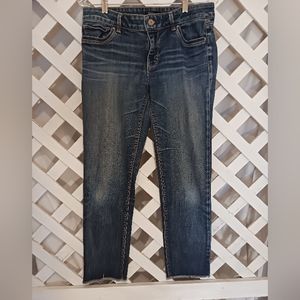 White House Black Market women's jeans slim crop sz 6.